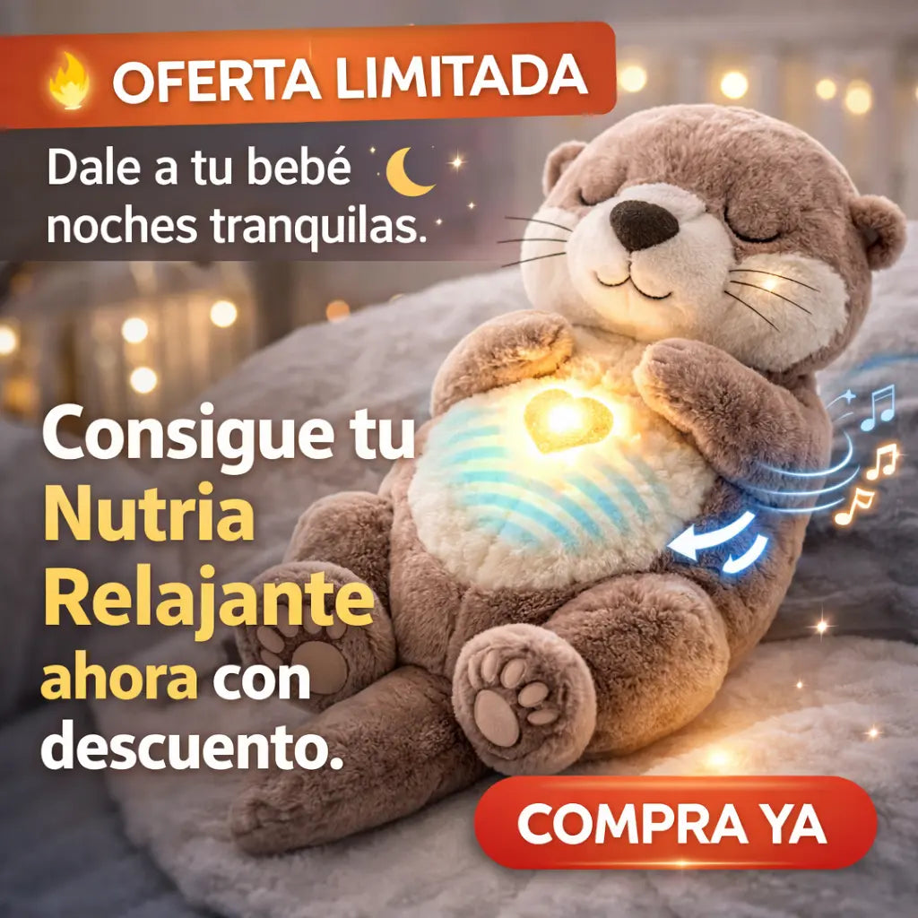 Nutria Peluche de Apego Respira bebe