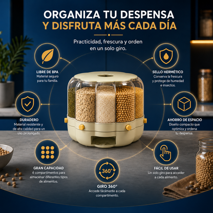 Dispensador giratorio