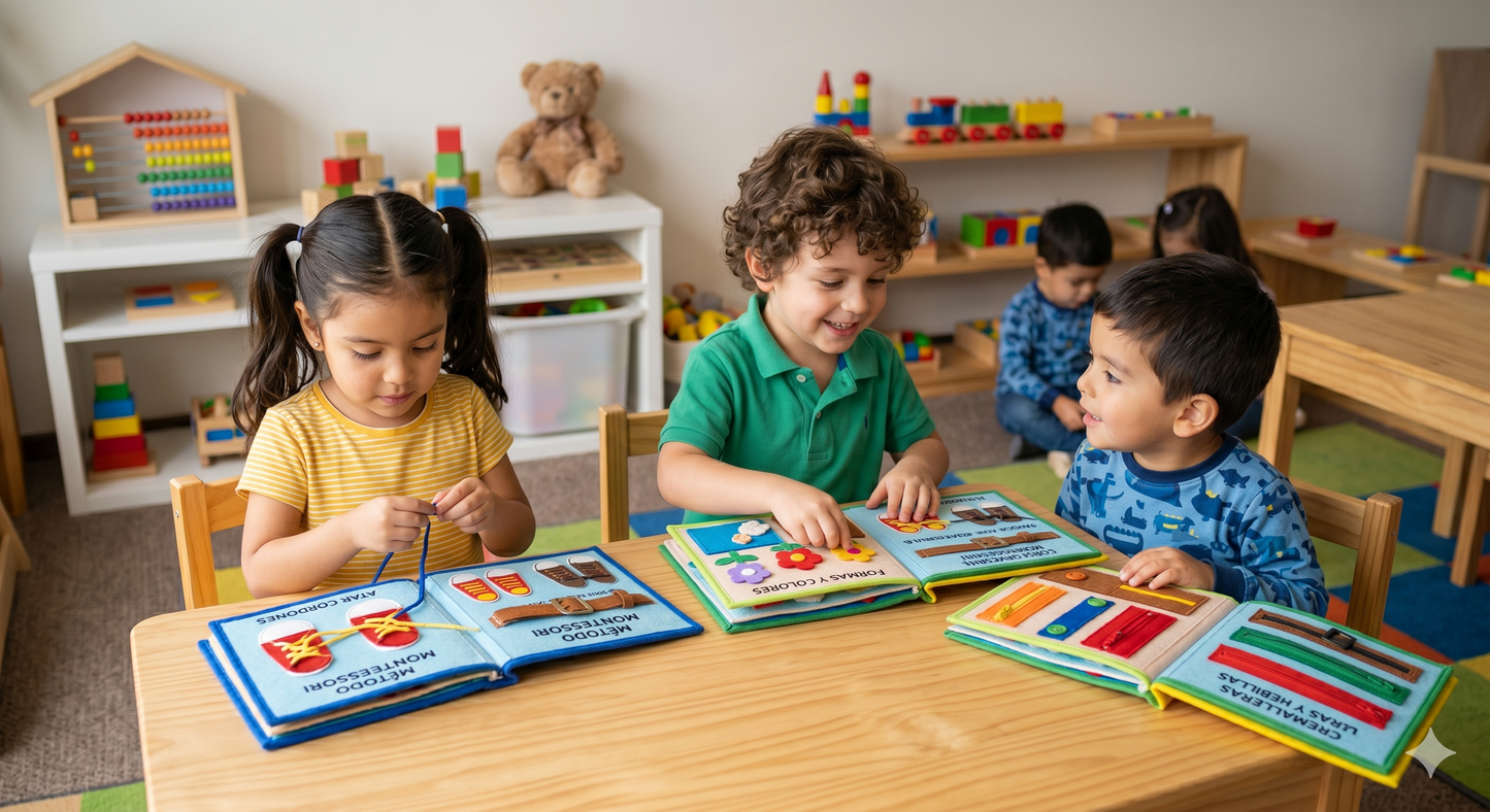 Set Libro Sensorial Montessori