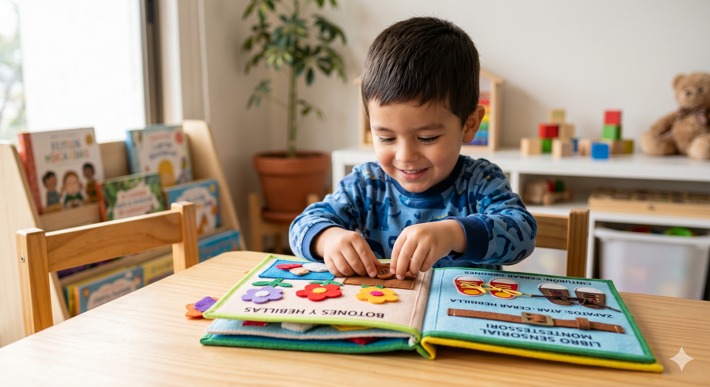 Set Libro Sensorial Montessori