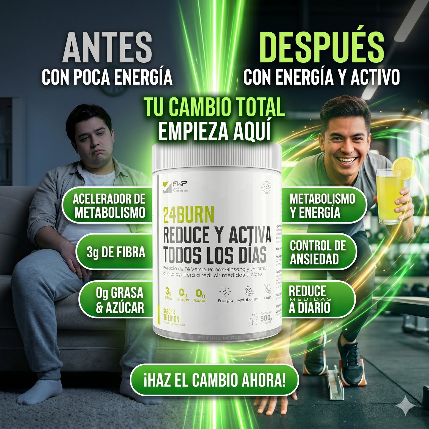 24BURN: Activa tu Metabolismo y Potencia tu Día ⚡