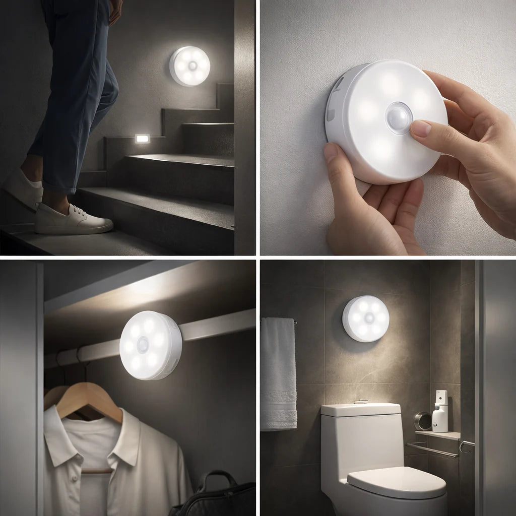 LUZ LED SENSOR DE MOVIMIENTO x3