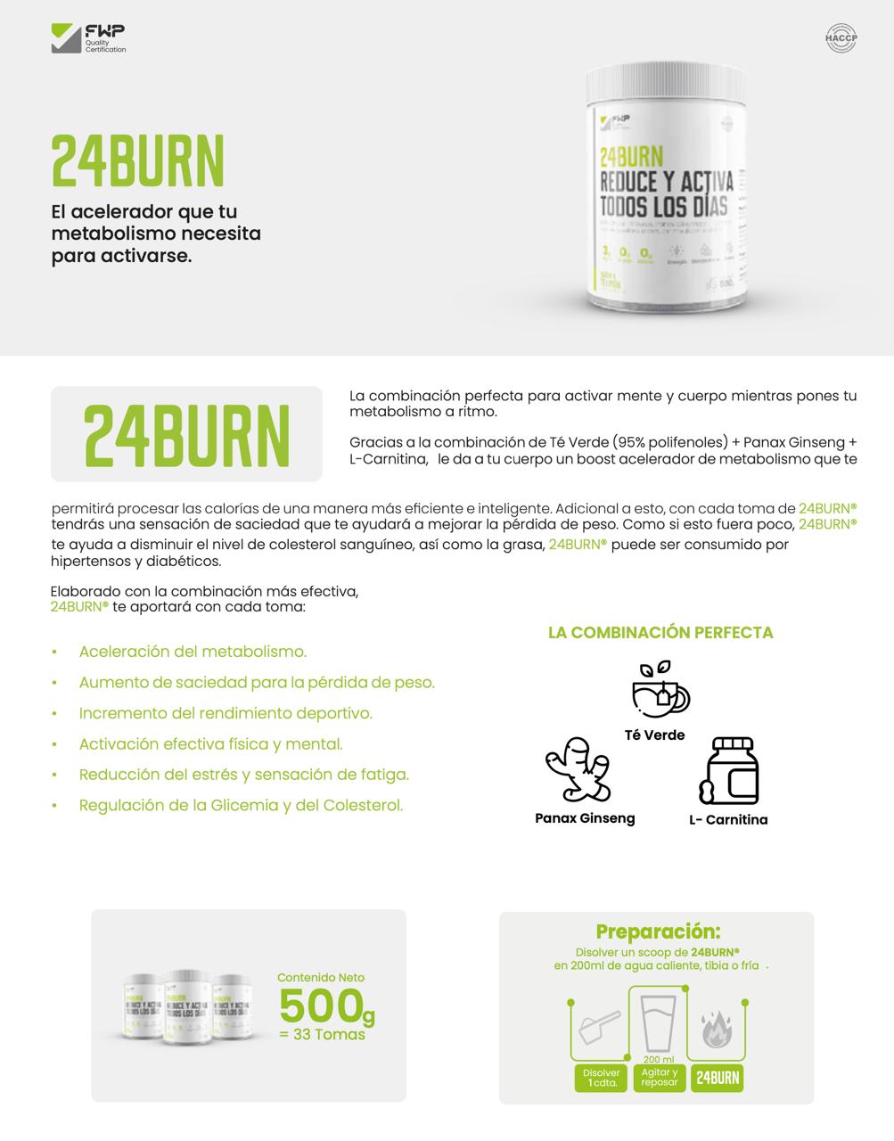 24BURN: Activa tu Metabolismo y Potencia tu Día ⚡