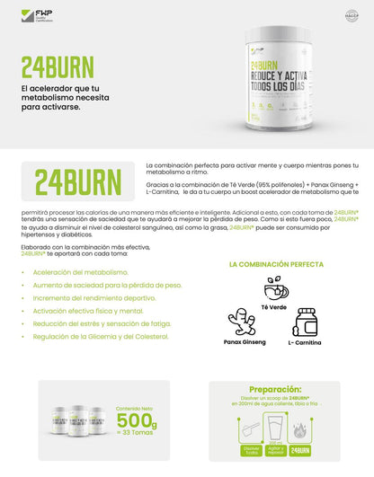 24BURN: Activa tu Metabolismo y Potencia tu Día ⚡